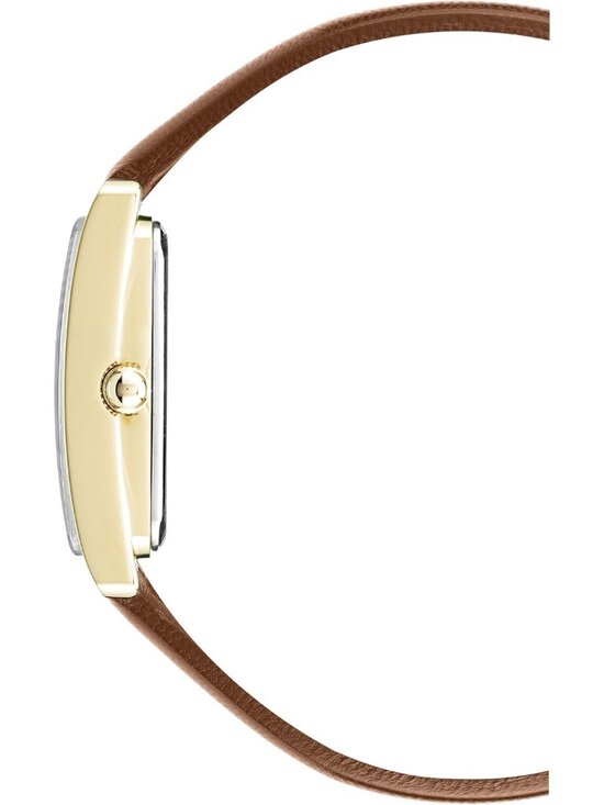 Anne Klein Women\'s Honey Brown Gold Leather Strap Analog Quartz Luxury Watch main image 4